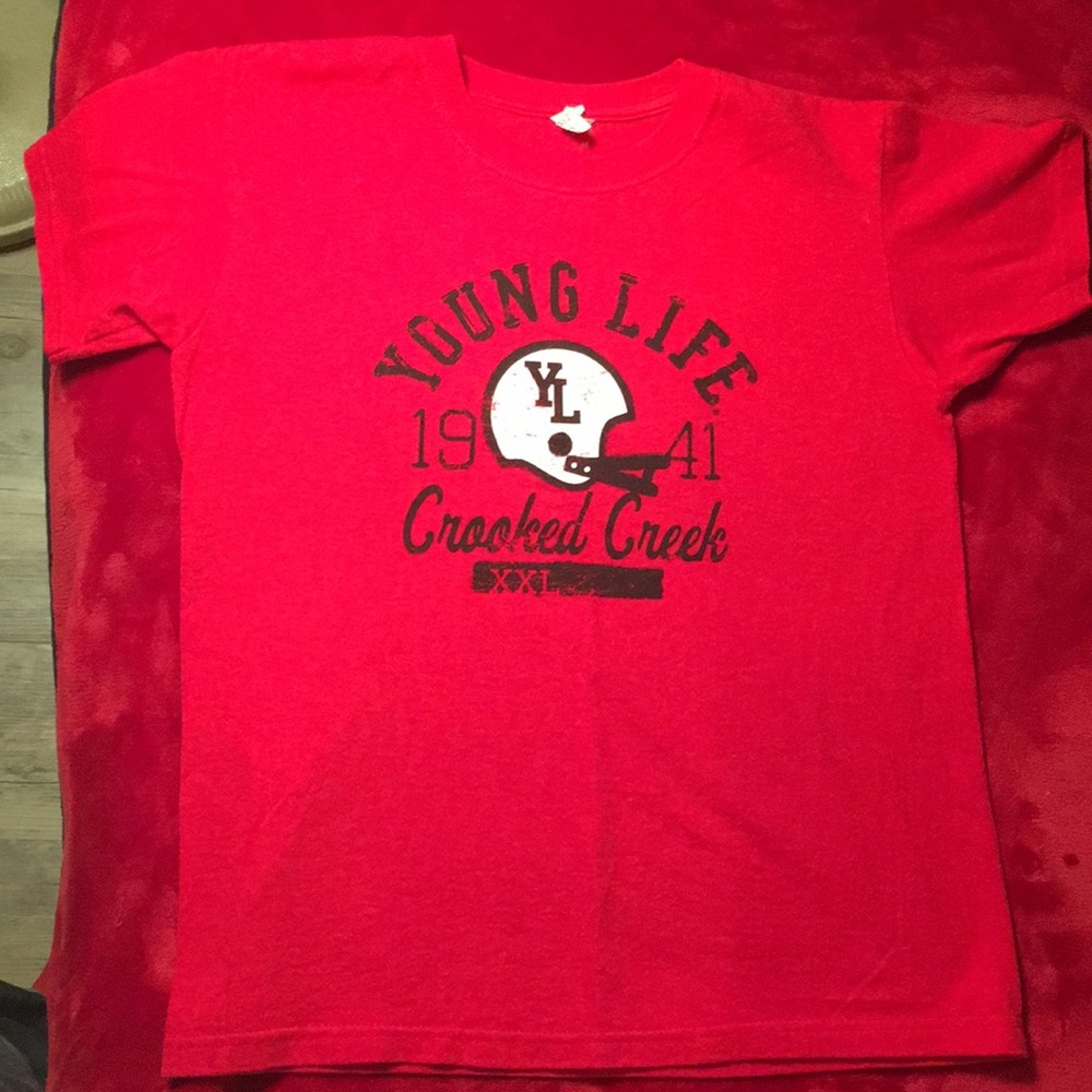Large Young Life Crooked Creek short sleeve tee